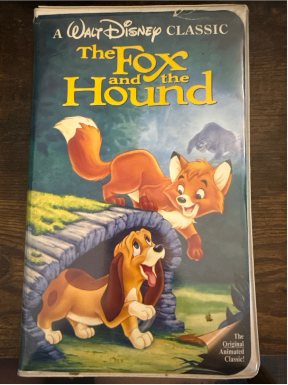 Vintage Disney The Fox and the Hound VHS Black Diamond Classic Clamshell